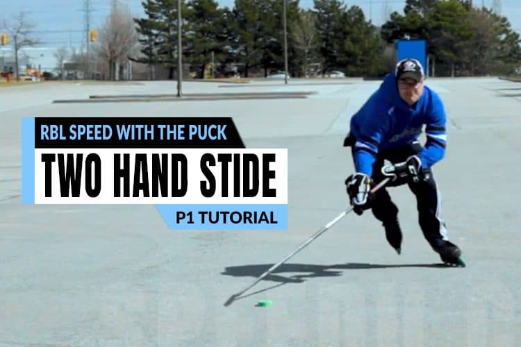 Rollerblading TWO HAND STRIDE