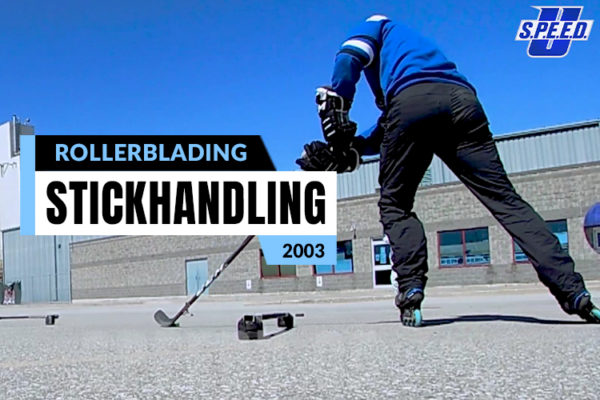 stickhandling with head up