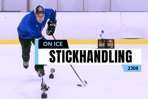 On ice skating